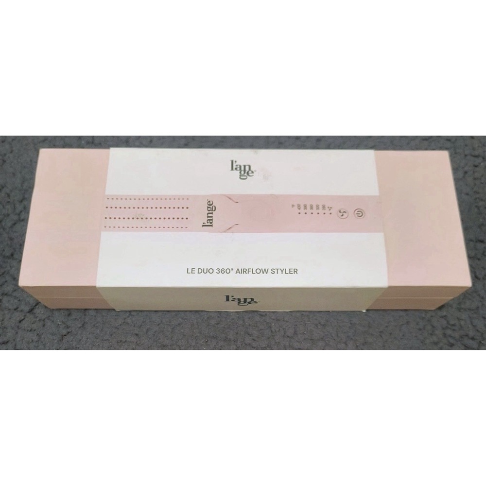 lange le duo grande 360 airflow styler Blush Pink NEW IN BOX curl/straighten*